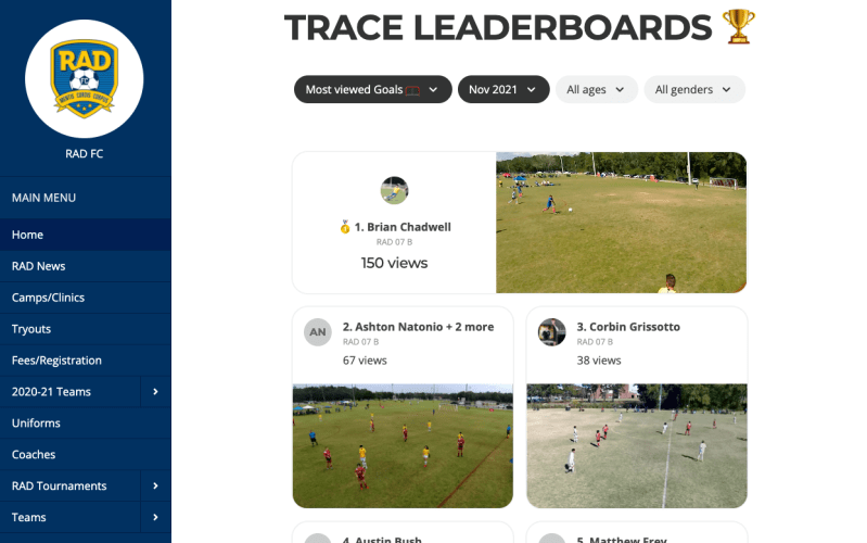 Grow Your Soccer Club with Trace Video Resources