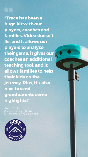 Apex FC Partners with Trace to Accelerate Player Development with Personalized Game Film